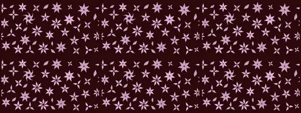 El çizimi. Çiçekli, yapraklı, çiçek desenli eskiz. Raster illüstrasyonu.