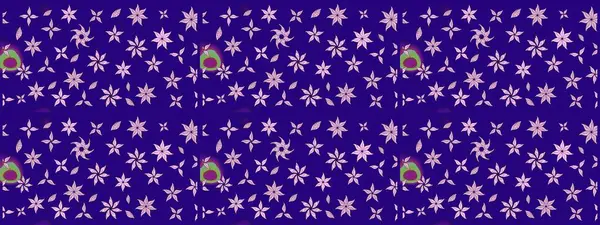 Mavi renkli çiçek desenli çizim. Suluboya tarzında mavi renkte çiçekler.