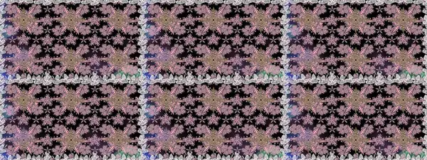 Raster illüstrasyonu. Raster. Tomurcukları çiçek olan sevimli bir çiçek deseni. Eski usul. Kumaş, tekstil, duvar kağıdı baskısı için. Kusursuz arkaplan.