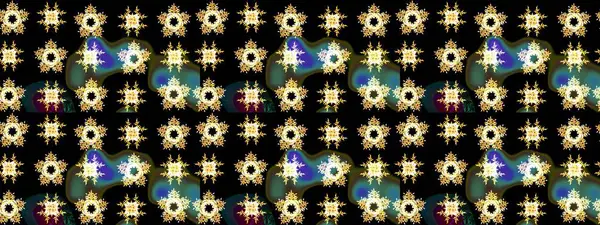 Renkli elementlerle Raster ilginç desen