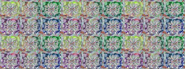 Rengarenk çiçekleri ve doğal renklerde yaprakları olan harika, pürüzsüz çiçek deseni. Halk tarzı. Modern çiçek arkaplanı. Moda baskıları için zarif bir şablon.