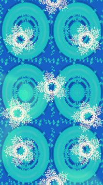 Renk arka plan üzerinde izole soyut kar taneleri ile düz tasarım. Snowflakes desen. Raster resim. Kar tanesi renkli desen. Raster kar taneleri arka plan.