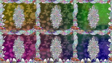 Çiçekler, suluboya ile sorunsuz çiçek desenli. Raster desen. Fantezi kumaş deseni.