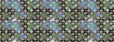 Soyut zarafet, çiçekli arkaplan deseni. Raster Güzel kumaş deseni.