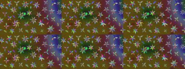 Şatafatlı bahar bahçesi dokusu. Raster illüstrasyonu. Flower eskiz arka planı. Çiçek deseni.