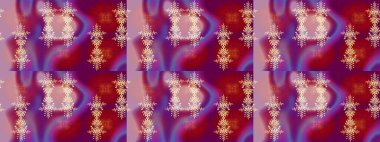 Kar taneleri tasarımı. Modern tasarım posteri, kapak, mor, kırmızı ve pembe renkli kart tasarımı. Son moda kar taneleri ve elementler onun kartlarını gösteriyor. Retro biçim dokusu, şablon kış elementleri.