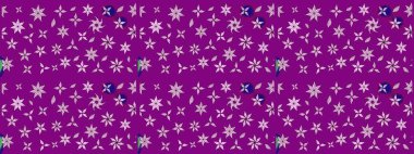 Raster illüstrasyonu. Chichi 'nin kumaş kalıbını çiz. Düz Çiçek Elementleri Tasarımı. Çiçek deseni. Renkli Bahar Teması çizim şablonu.