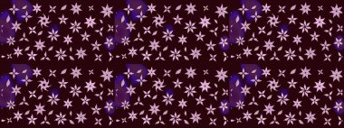 Şirin çiçek elementleri. Düz Çiçek Elementleri Tasarımı. Raster illüstrasyonu. Taslak desenli, modaya uygun kumaş deseni. Renkli Bahar Teması çizim şablonu.