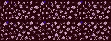 Güzel kumaş deseni. Renkli Yaz Temalı eskiz kalıbı. Düz Çiçek Elementleri Tasarımı. Raster illüstrasyonunda çiçek deseni çizimi.