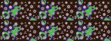 Egzotik çiçekler, kahverengi renklerde botanik, parlak, klasik bir doğa. Klasik tropikal doğal elementlerin suluboya seti. Raster illüstrasyonu.