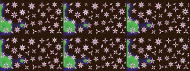 Eski model. Moda baskısı. Çiçeğin suluboya çizimlerinin mükemmel deseni. Suluboya çizim kalıbı. Dekorasyon ve tasarım için güzel desen.