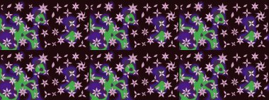 Eskiz geçmişi. Eski usul. Raster. Tomurcukları çiçek olan sevimli bir çiçek deseni. Kumaş, tekstil, duvar kağıdı baskısı için. Raster illüstrasyonu.