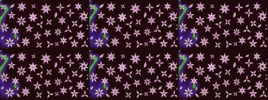 Çiçek kompozisyonu, el boyası, hassas şablon. Manzaralı çiçek deseni. Üst manzara, yumuşak kahverengi renk. Sevgililer günü ve tebrik kartı konsepti için şık bir davet.