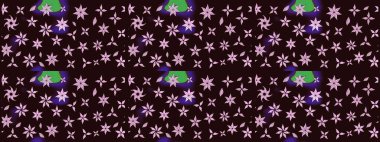 Özgürlük stili Millefleur 'lar. Küçük yabani çiçeklerdeki halk modelini çiz. Tekstil, duvar kâğıdı, kapaklar, yüzey, baskı, hediye paketi, hatıra defteri, dekupaj. Taşralı şıklığı.