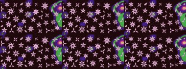 Eski model. Suluboya çizim kalıbı. Dekorasyon ve tasarım için güzel bir desen. Çiçeğin suluboya çizimlerinin mükemmel deseni. Moda baskısı. Raster illüstrasyonu.