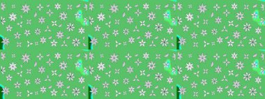 Küçük çaplı çiçeklerdeki basit şirin desenler. Tekstil veya kitap kapakları, imalat, duvar kağıtları, baskı, hediye paketi ve yapıştırma kitabı için çiçek eskizi geçmişi. Raster illüstrasyonu.