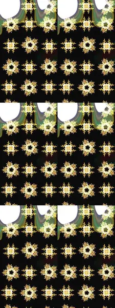 Raster illüstrasyonu. Klasik tropikal doğal elementlerin suluboya seti. Egzotik çiçekler, botanik parlak klasik siyah renkler.