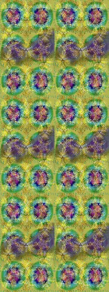 Renkli elementlerle Raster ilginç desen.