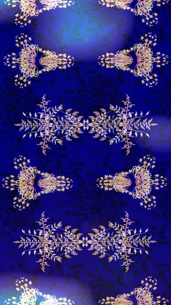 Düz dizayn. Mavi, siyah ve mor siluet kar tanecikleri işareti. Grafiksel element dekorasyonu. Raster illüstrasyonu. Kar Tanesi Mozaik ikonu. Sembol kışı, donmuş, Noel, yeni yıl tatili.