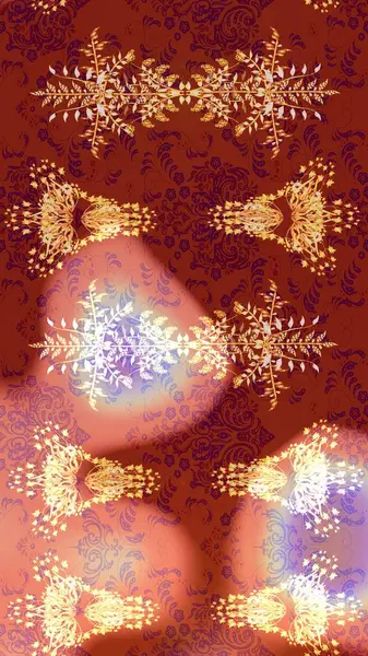 Sabıka fotoğraflarında, bebek kıyafetlerinde, duvar kâğıtlarında, paket kutularında falan kullanılabilir. Raster. Zarif, parlak ve eskiz kırmızı, turuncu ve pembe çiçek desenli tasarım.