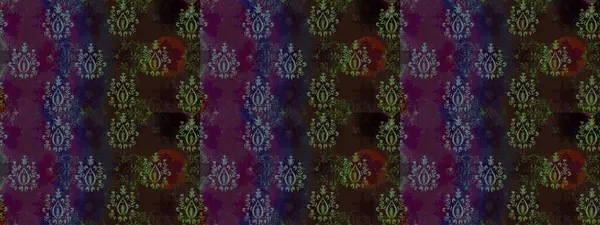 Raster dikişsiz çiçek deseni. Vadinin çiçekleri kahverengi renklerde.