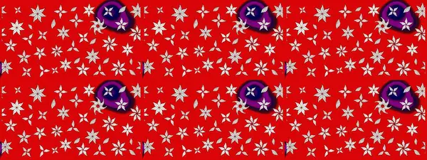 Kırmızı renkte çiçekler. Raster düz çiçek çizim deseni. Tasarım hediye paketi, tebrik kartları, posterler ve afiş tasarımı.