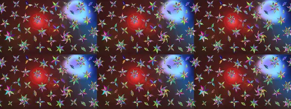 Çiçekli yumuşak bir eskiz şekli. Raster illüstrasyonu. Raster çiçekleri klasik tarzda çizilmiş. Yumuşak, bahar çiçekleri kahverengi renklerde.