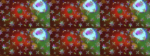 Kahverengi renkli çiçekler. Küçük çiçekte sevimli çiçek deseni var..