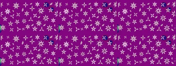 Raster illüstrasyonu. Chichi 'nin kumaş kalıbını çiz. Düz Çiçek Elementleri Tasarımı. Çiçek deseni. Renkli Bahar Teması çizim şablonu.