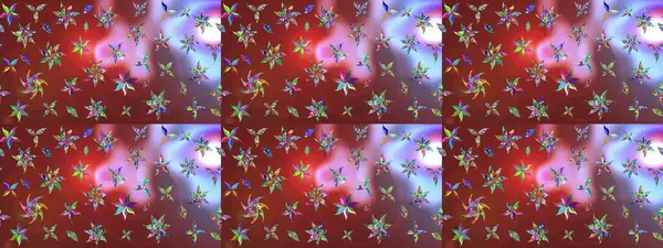 Raster düz çiçek çizim deseni. Hediye ambalaj kağıdı, tebrik kartları, posterler ve pankart tasarımı. Kahverengi renkte çiçekler.