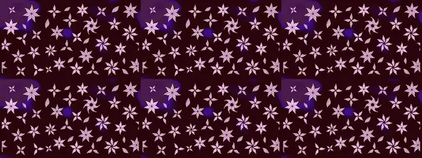 Çiçeksel çizim kalıbının yansıması. Vadinin çiçekleri kahverengi renklerde.