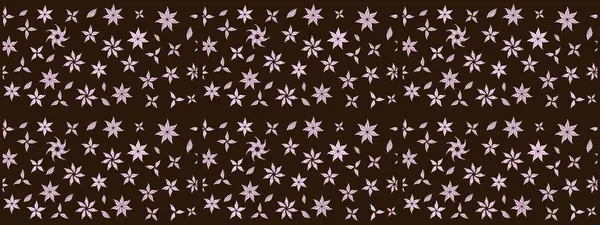 Çiçekli el çizimi çizimi deseni. Modern gelişim kahverengi raster arka plan duvar kâğıdı illüstrasyon klasik çizgili iz sürme desenli çiçekler, çiçekli süsler.