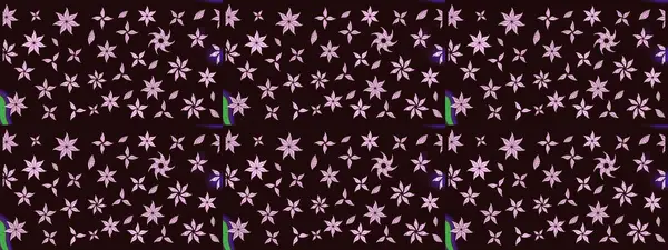 Çiçekler suluboya eskiz deseni. Raster Stili kumaş deseni.