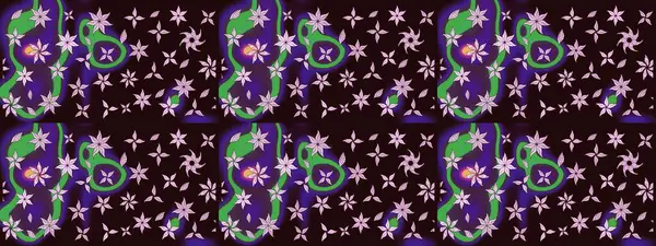 Suluboya çizim kalıbı. Dekorasyon ve tasarım için güzel bir desen. Eski model. Moda baskısı. Çiçeğin suluboya çizimlerinin zarif deseni.