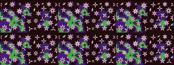 Eskiz geçmişi. Eski usul. Raster. Tomurcukları çiçek olan sevimli bir çiçek deseni. Kumaş, tekstil, duvar kağıdı baskısı için. Raster illüstrasyonu.