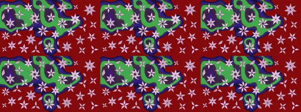 Kırmızı renkte çiçekler. Yumuşak, yaz çiçekli arka plan. Raster çiçek desenli ve çiçekli..