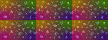 Küçük çiçekte güzel bir desen. Motley illüstrasyonu. Kahverengi çiçekli bahar çiçekleri. Moda baskıları için zarif bir şablon. Küçük renkli çiçekler..