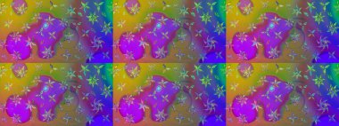 Raster resim. Çiçek desenli çiçek ve yaprakları ile. Sevimli küçük çiçek desenle.