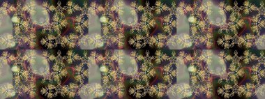 Çiçeksiz desenlerin resmi. Vadinin gri renkli çiçekleri.