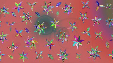 Eskiz Vintage Çiçek Deseni. Raster Kalça dokusu deseni.