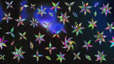 Çiçek arkaplanlı soyut zarafet eskiz deseni. Raster Güzel kumaş deseni.