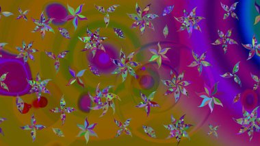 Sevgililer günü ve tebrik kartı konsepti için şık bir davetiye. Manzaralı çiçek deseni. Çiçek kompozisyonu, el boyası, hassas şablon. Üst görünüm, yumuşak kahverengi renk tarzı.