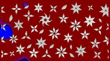 Flower eskiz arka planı. Raster illüstrasyonu. Şatafatlı bahar bahçesi dokusu. Çiçek deseni.