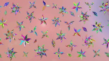 Egzotik çiçekler, nötr renklerde botanik ve parlak klasik doğa. Raster illüstrasyonu. Klasik tropikal doğal elementlerin suluboya seti.