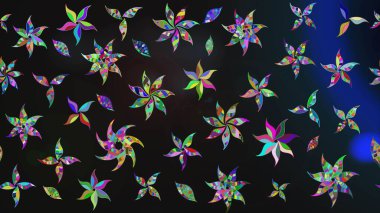 Güzel suluboya yaz çiçekleri deseni..