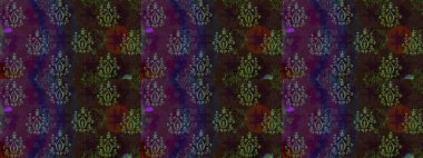 Düz Çiçek Elementleri Tasarımı. Renkli Yaz Temalı eskiz kalıbı. Kahverengi renkli çiçekler. Sevimli çiçek raster deseni.