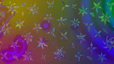 Taşralı şıklığı. Tekstil, duvar kâğıdı, kapaklar, yüzey, baskı, hediye paketi, hatıra defteri, dekupaj. Özgürlük stili Millefleur 'lar. Küçük yabani çiçeklerdeki halk modelini çiz..