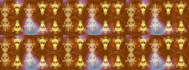 Çiçekler suluboya eskiz deseni. Raster Stili kumaş deseni.