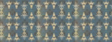 Raster illüstrasyonu. Şirin desen. Kar taneleri deseni. Raster Noel soyut renkli arka plan ve tatlı kar tanesi. Noel Kar Taneleri Arkaplanı.