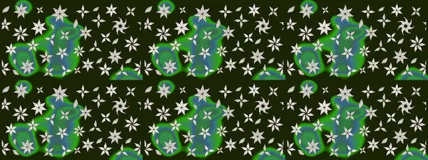 Raster illüstrasyonu. Eskiz geçmişi. Eski usul. Tomurcukları papatya çiçekleri olan sevimli bir çiçek deseni. Kumaş, tekstil, duvar kağıdı baskısı için. Miles Fleur, dandik süs.